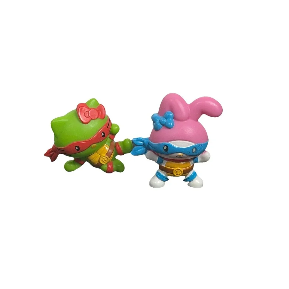 Hello Kitty Happy Meal Toys Teenage Mutant Ninja Turtles 2025 (4) Cake Toppers
